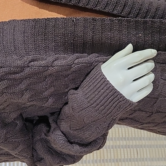 Duster style brown cardigan - Picture 6 of 10